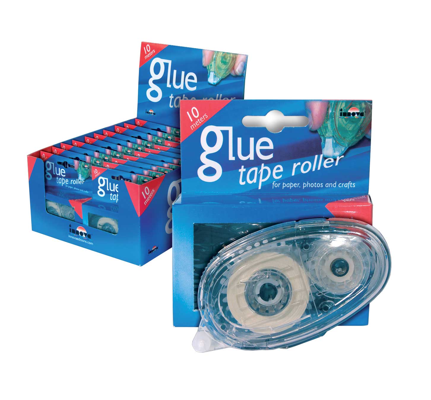 Q078518 .    (10 .) Glue Tape Roller