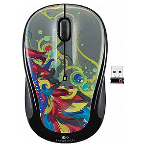 910-003142  Logitech M325 Wireless Mouse Tropical Feathers (10)