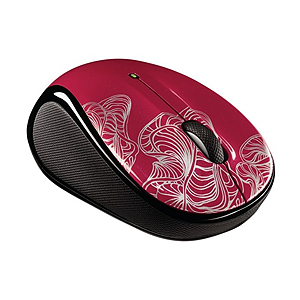 910-002414  Logitech M325 Wireless Mouse Silver Filament red USB (10/700)