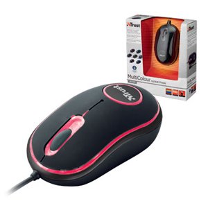 14962  Trust MultiColour Mouse - Black (MI-2330) USB (20/360)