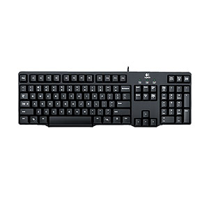 920-003200  Logitech Keyboard K100 PS/2 (10/320)