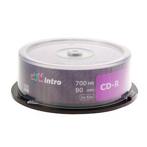 Intro CD-R 700mb 52x Cake (25) (25/600/21600)