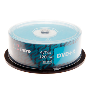 Intro DVD+R 16 Cake (25) (25/600/21600)