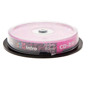 Intro CD-RW 700 mb 12 Cake (10) (10/200/14000)