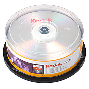 Kodak DVD+R 16 Cake (25) (25/600/21600)