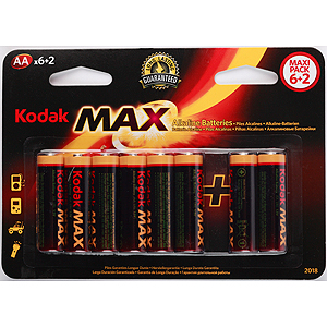 Kodak MAX LR6-6+2BL [20 KAA-6+2] (8/160/11520)