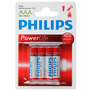 Philips LR03-4BL POWER LIFE (48/864/25920)