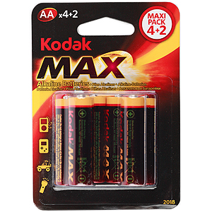Kodak MAX LR6-4+2BL [20 KAA-4+2] (6/120/8640)