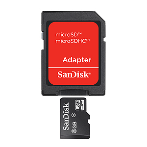 Sandisk Micro SD 08 Gb Class 4 + adapter