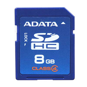 A-Data SDHC 08 Gb Class 4