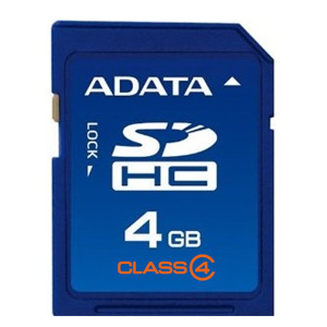 A-Data SDHC 04 Gb Class 4 (10)