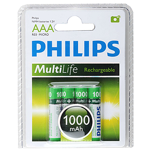 Philips HR03-4BL 1000 mAh [R03B4A100/97] (4/48/20736)