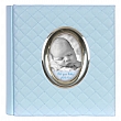 Q8906340 / 200  10*15 Baby Quilted BookBound Memo (BLUE) (6)