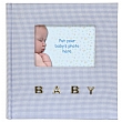 Q9306338 / 100  10*15 Baby Gingham BookBound Memo (BLUE) (6)