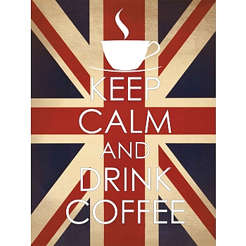 Innova FP01661 Keep Calm Coffee 70x90cm