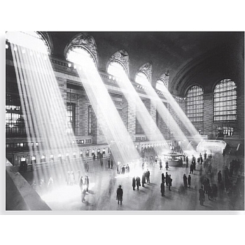 Innova FP02914 Glass art 60x80cm NYC Retro, Grand Central Station  