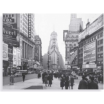 Innova FP02915 Glass art 60x80cm NYC Retro, Times Square  