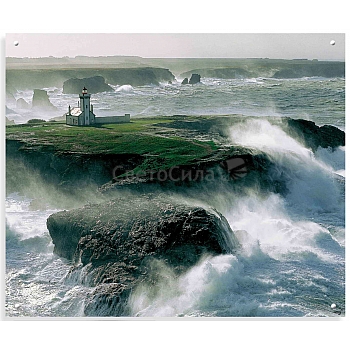 Innova FP04029 Glass Art Pointe des Poulains Lighthouse 100x120cm (1)