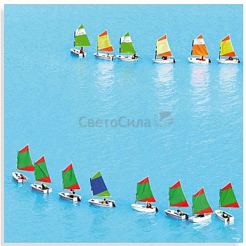 Innova FP04042 Glass Art Sailing School 70x70cm (3)