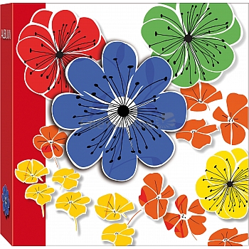 Innova Q4103681M / 200  10*15 Book Type Memo Carnaval Flowers ll (12)