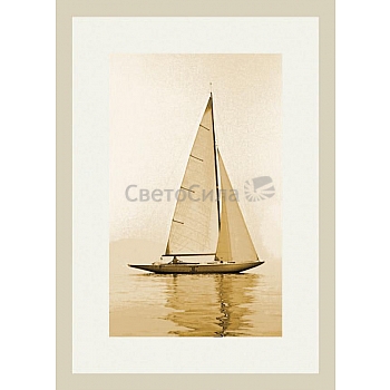 Innova FP03313    Sepia Sailing Boats 50x70cm (4)