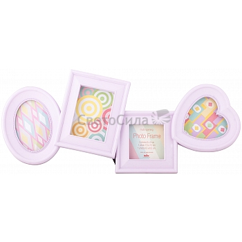 Innova PI04886 / 4  2 x 6*8, 1 x 8*8, 1 x 6*6 Fun Frames Lilac (10)