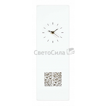 Innova W04940  16*49cm Casa White Clock (3)