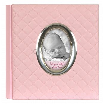 Innova Q8906339 / 200  10*15 Baby Quilted BookBound Memo (PINK) (6)