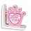 Innova PI02301 Bookend w photo 8x8cm/3.5x3.5 Prince and Princess  