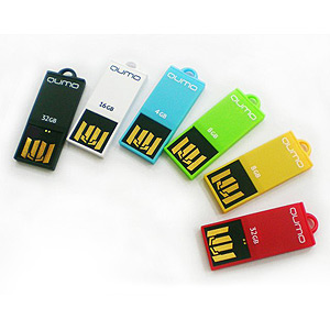 - QUMO 16 Gb Sticker Orange