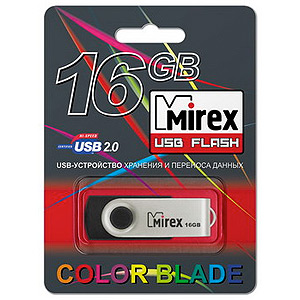 - Mirex 16 Gb SWIVEL RUBBER Black