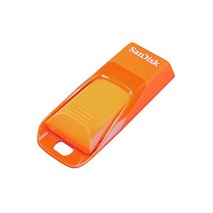 - Sandisk 08 Gb Cruzer Edge Orange (50)