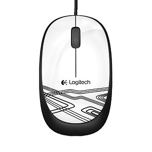 910-003117  Logitech M105 Mouse opticall USB White (10)