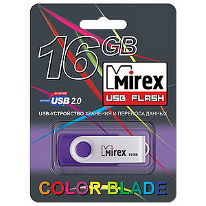 - Mirex 16 Gb SWIVEL RUBBER Violet