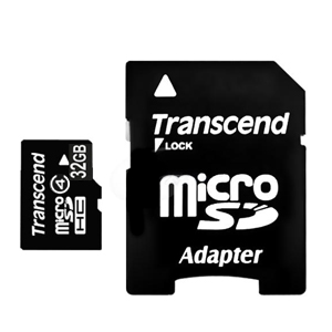 Transcend Micro SDHC 32 Gb Class 4 + adapt (10/25)