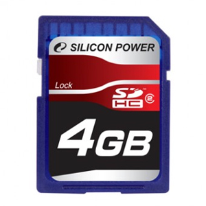 Silicon Power SDHC 04 Gb Class 4 (10/50)