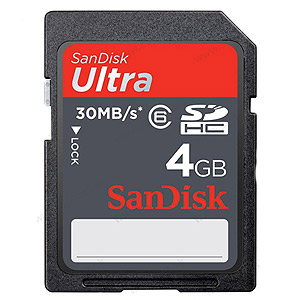 Sandisk SDHC 04 Gb Class 6 Ultra (50)