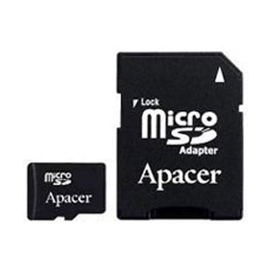 Apacer Micro SD 08 Gb Class 4 + adapt (10)