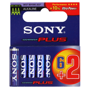 Sony LR03-6+2BL STAMINA PLUS [AM4M6X2C] (80/240/13440)
