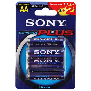 Sony LR6-4+2 STAMINA PLUS [AM3B4X2A] (36/144/12960)