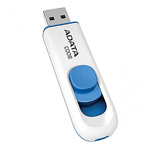 - A-Data 64 Gb 008 White-Blue