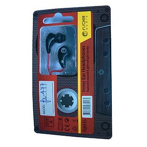Fischer Audio FA-477 Red, вкладыши канальные,красные(1/60/120) (10)