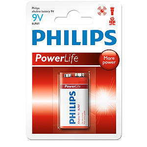 Philips 6LR61-1BL POWERLIFE [6LR61/01B] (12/144/4320)