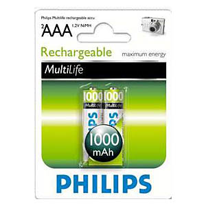 Philips HR03-2BL 1000 mAh [R03B2A100/10] (2/24/11664)
