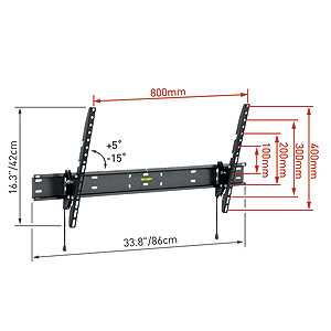 41H.B Barkan кронштейн с наклоном max 65, 65kg (5/60)