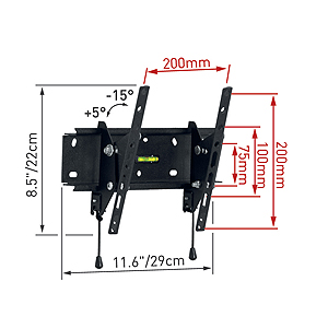 E21.B Barkan кронштейн с наклоном max 37, 40kg (8/336)