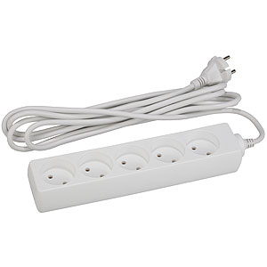 U-5-3m Удлин-ль ЭРА без зазeмл, 2х0.75мм2, 5гн, 3м (20/600)