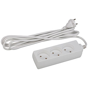 U-3-3m Удлин-ль ЭРА без зазeмл, 2х0.75мм2, 3гн, 3м (20/840)