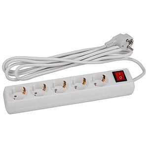 U-5es-3m Удлин-ль ЭРА с зазeмл, 3х1мм2, с выкл, 5гн, 3м (20/500)