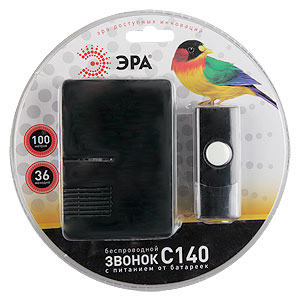 Звонок ЭРА C140 беспроводной (10/60/360)